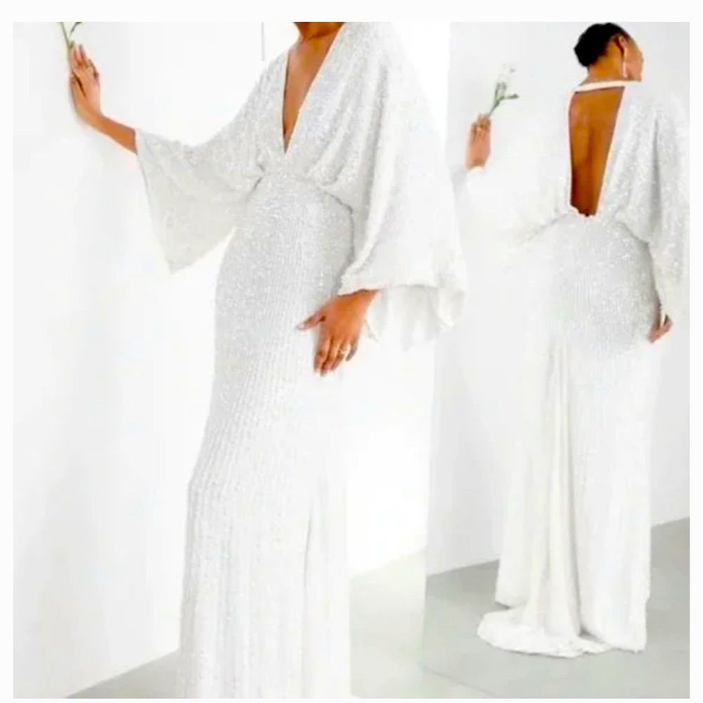 ASOS Sequined Wedding Dress. Brand new with tags